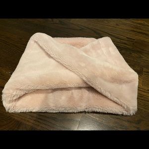 Faux Fur pale pink wrap - super soft